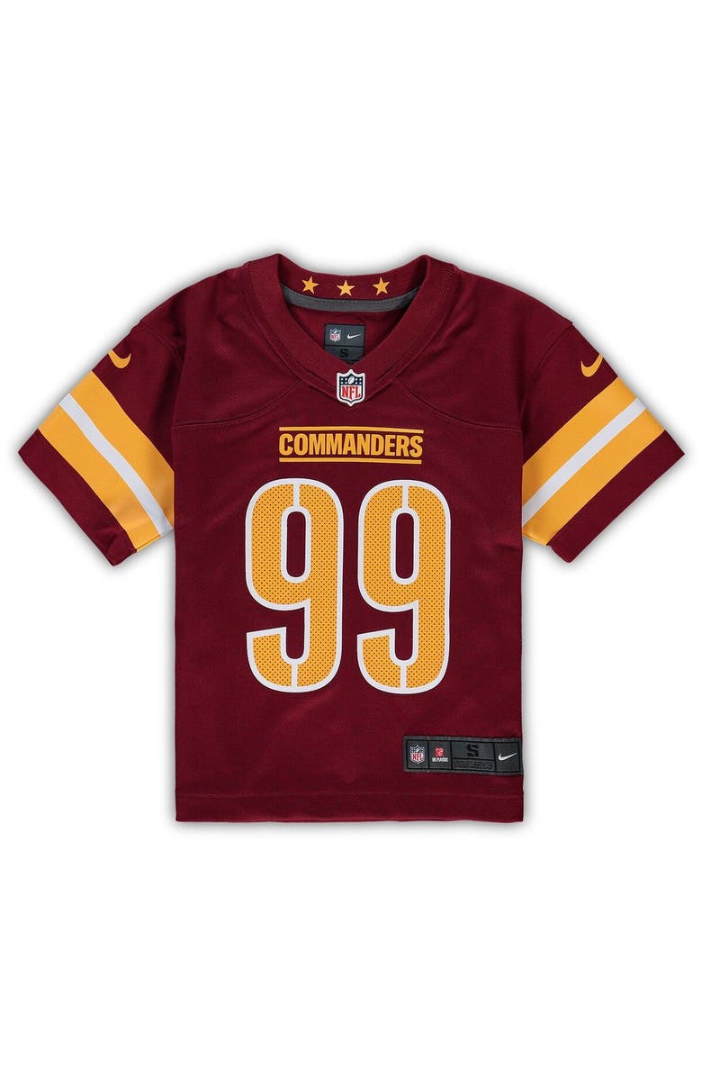 Nike Preschool Nike Chase Young Burgundy Washington Commanders Game Jersey, Alternate, color, 