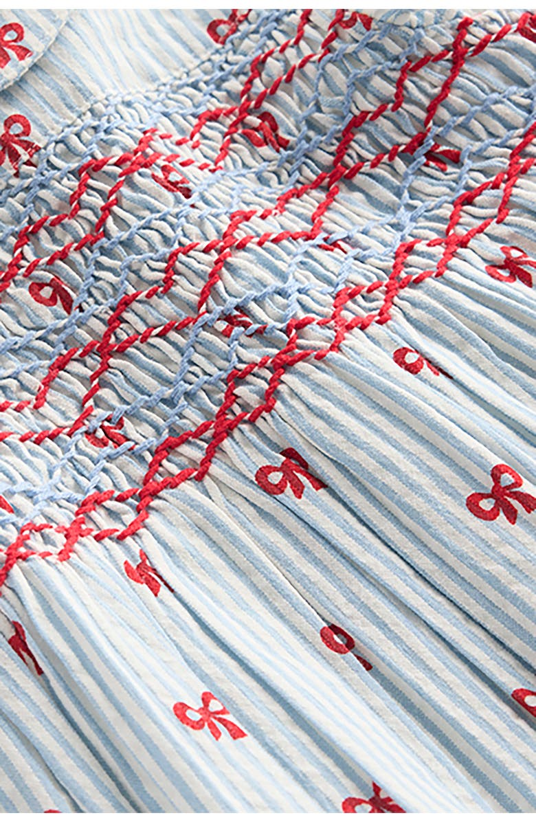 Mini Boden Kids' Adeline Smocked Cotton Dress, Alternate, color,