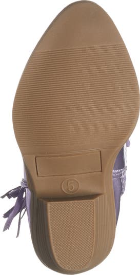 Kids' Fringe Metallic Western Boot