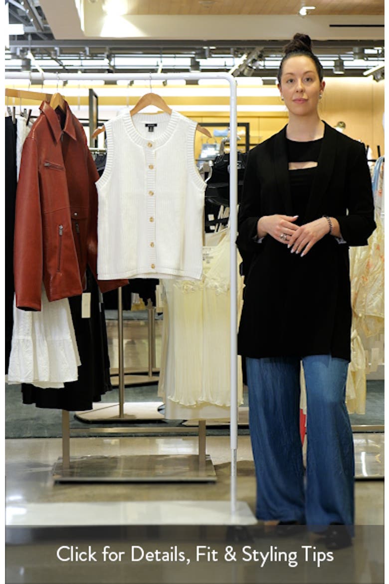 Sleeveless Cotton Cardigan video