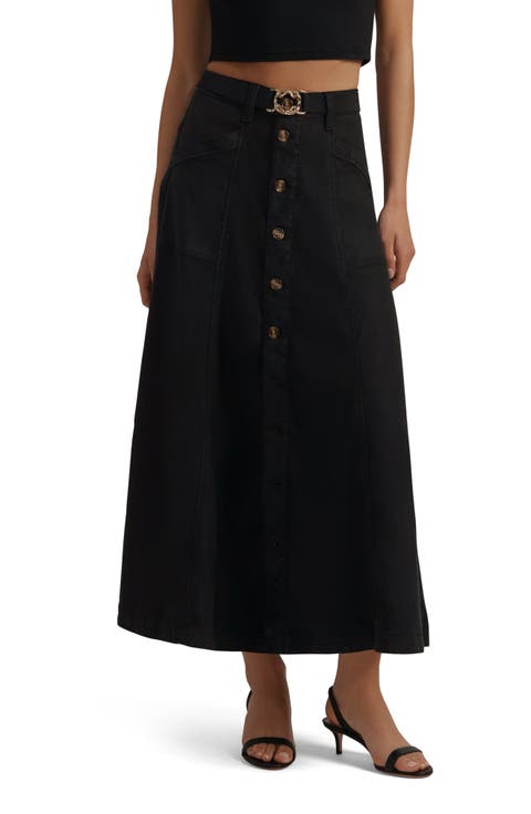 The Lila A-Line Denim Skirt