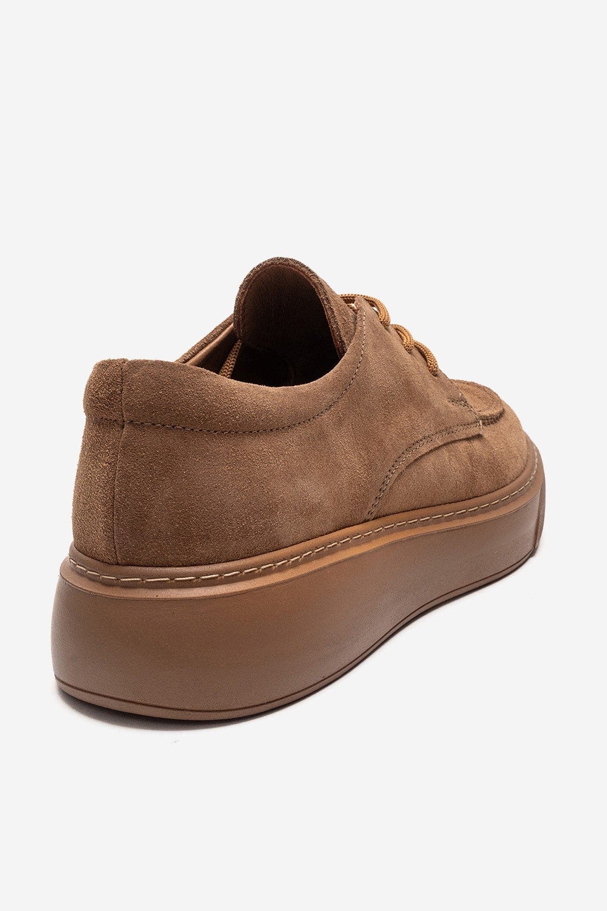 Mareon Leather Lace Up Sneaker, Alternate, color, Cognac Suede
