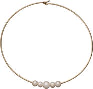 Jennifer Zeuner Noelle Imitation Pearl Choker Necklace