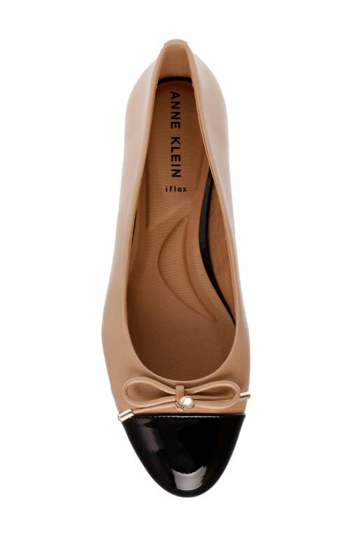 Anne Klein Luci Cap Toe Ballet Flat In Multi