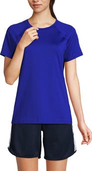 Lands' End School Uniform Short Sleeve Active Tee