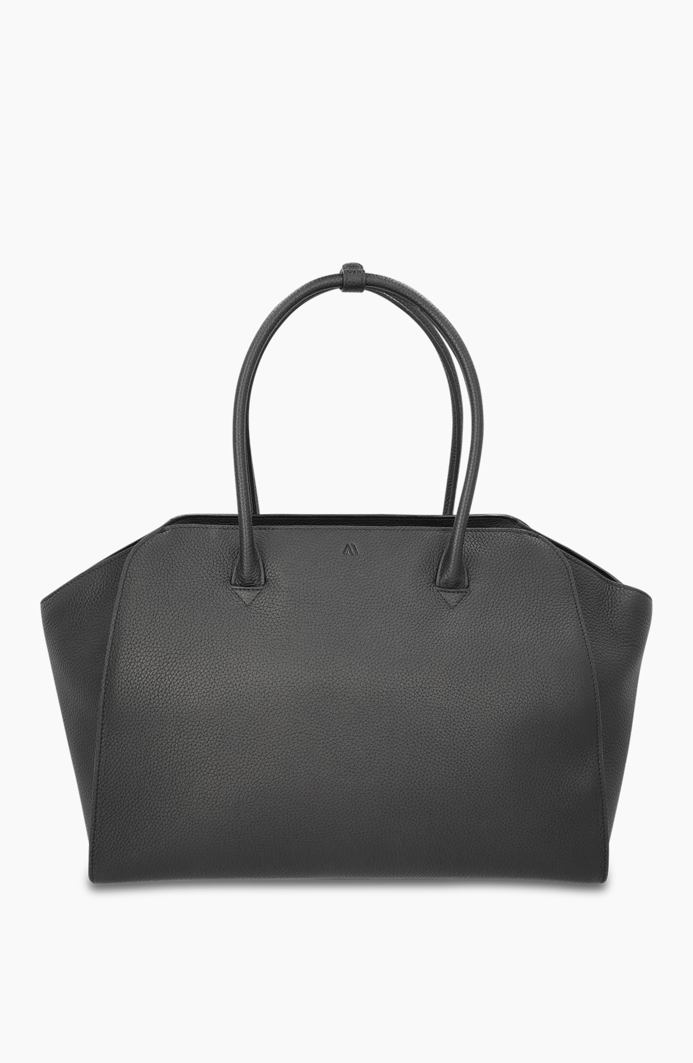 Voyager Leather Tote Bag - Grain, Main, color, Grain Black