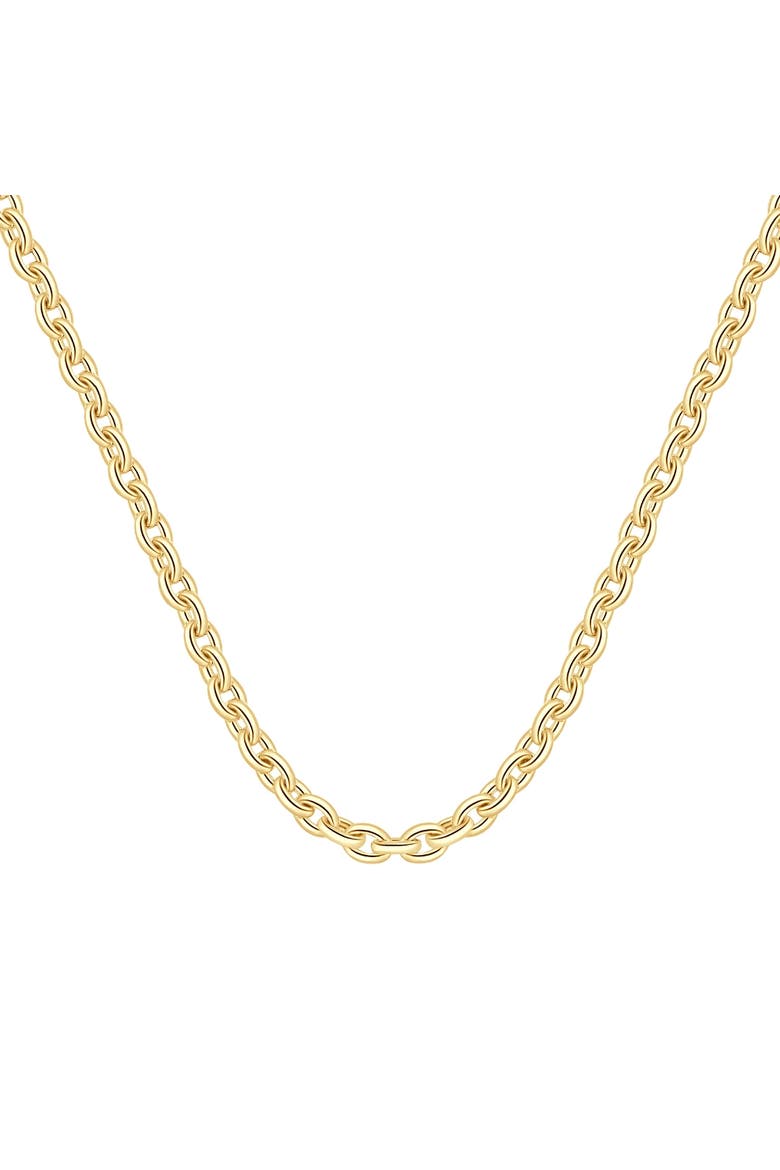 14k Gold Women's 24" Chain Necklace 32 Grams 7.5mm Thick, Main, color, 14k Yellow Gold
