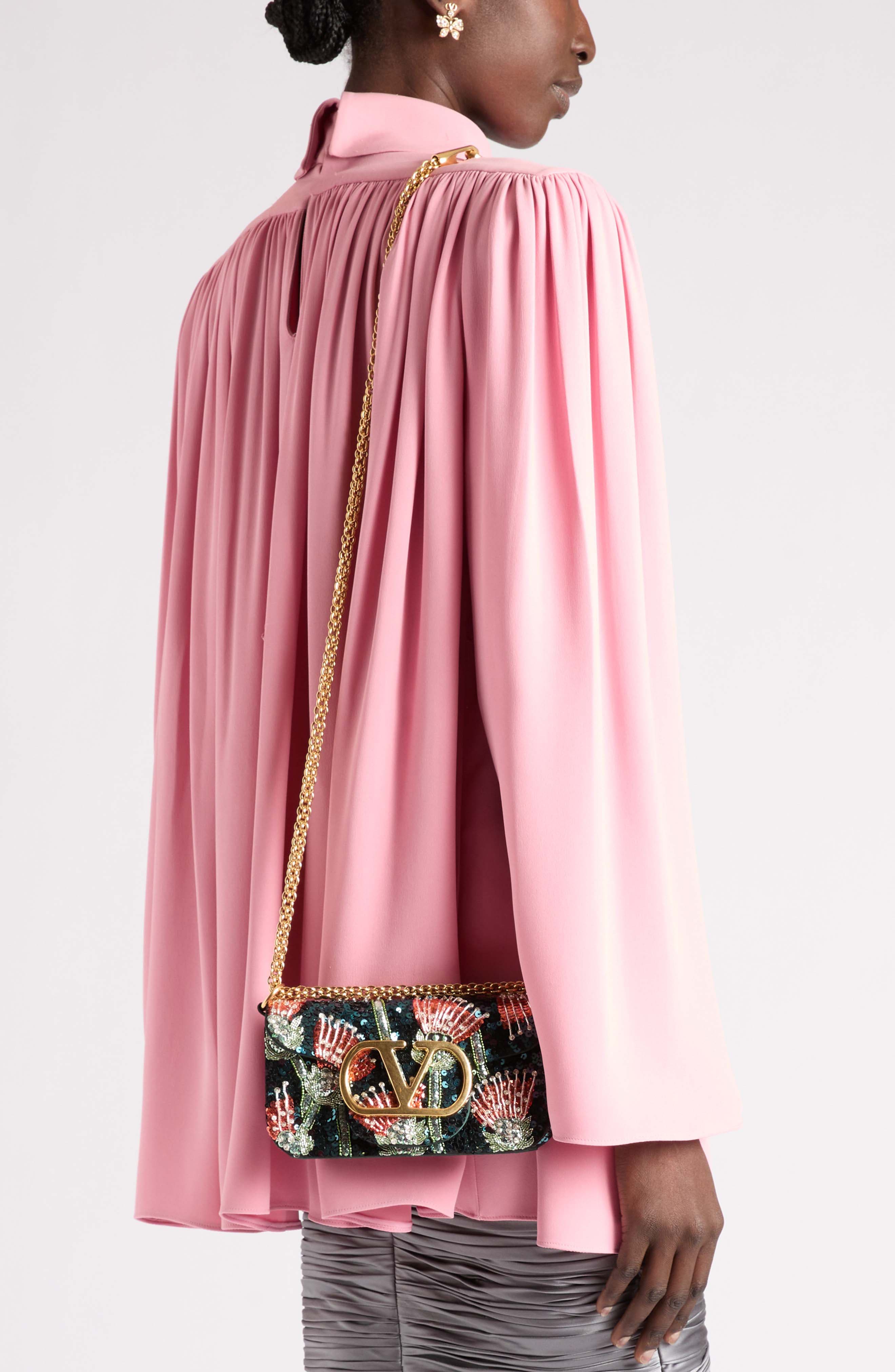 Small Loc"ò Sequined Shoulder Bag, Alternate, color, BLUE MULTI