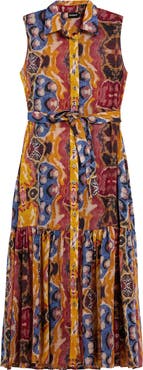 Desigual Abstract Print Sleeveless Dress
