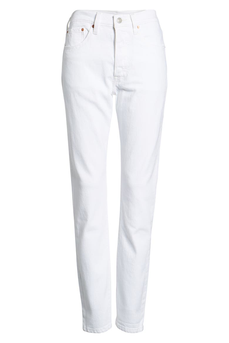 Levi's® 501® High Waist Skinny Jeans, Alternate, color, IN THE CLOUDS