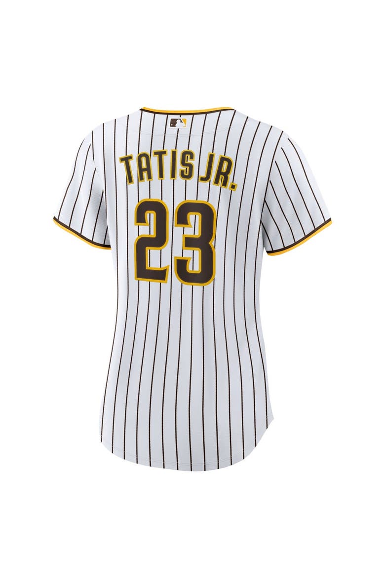Women's Nike Fernando Tatís Jr. White/Brown San Diego Padres Home Replica Player Jersey, Alternate, color, White