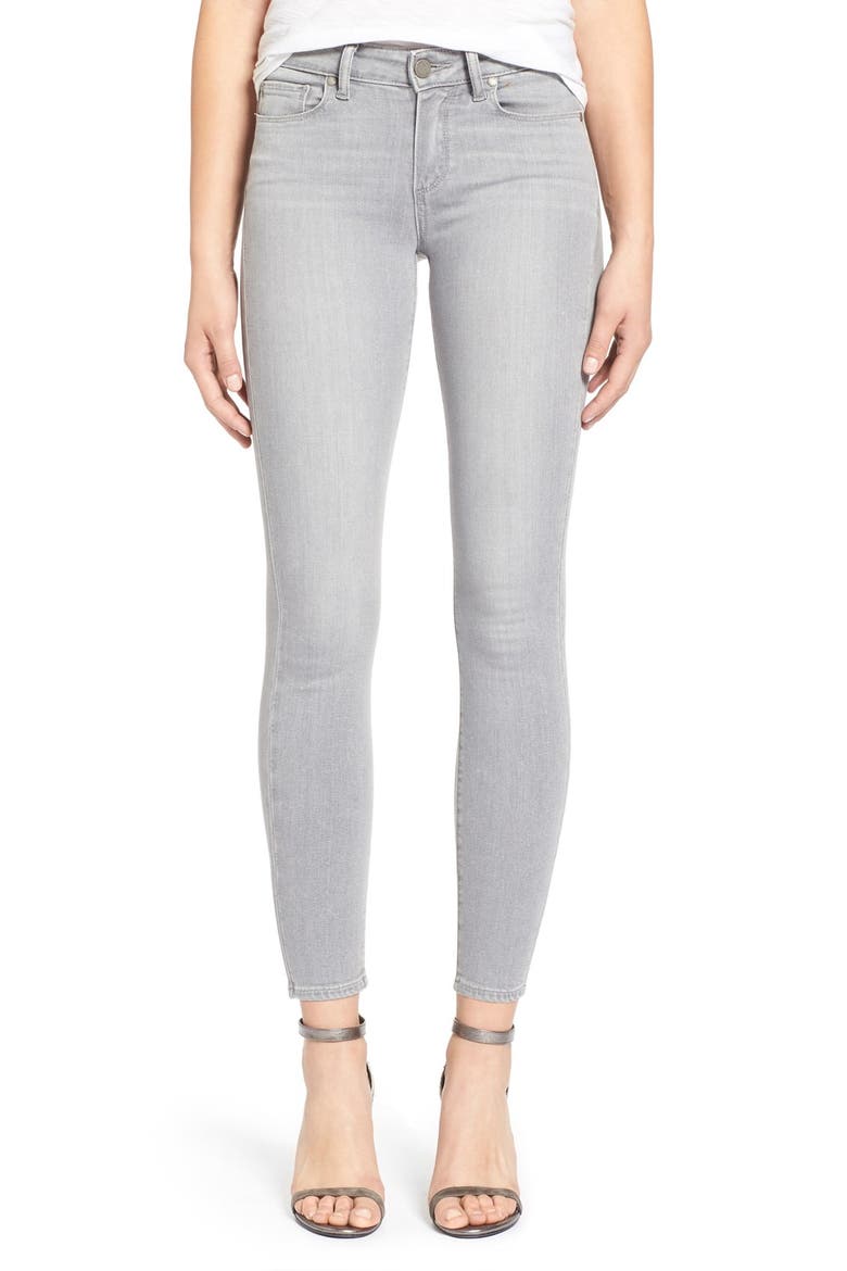 Denim 'Verdugo' Ankle Skinny Jeans, Main, color, DOVE GREY