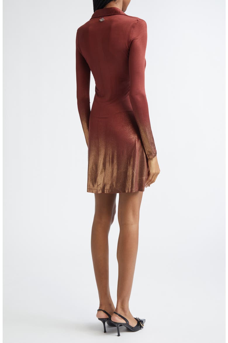 D-Pol Minidress, Alternate, color, BROWN