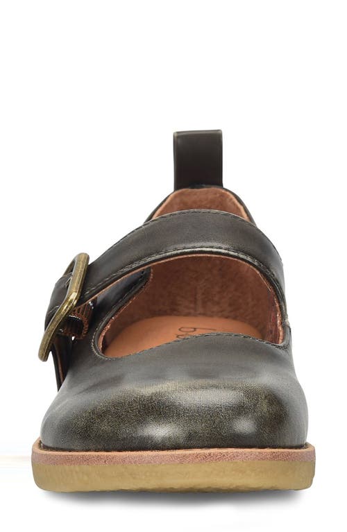 B O C By Børn Lara Mary Jane Flat In Green