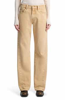 Tess Twisted Seam High Waist Straight Leg Jeans