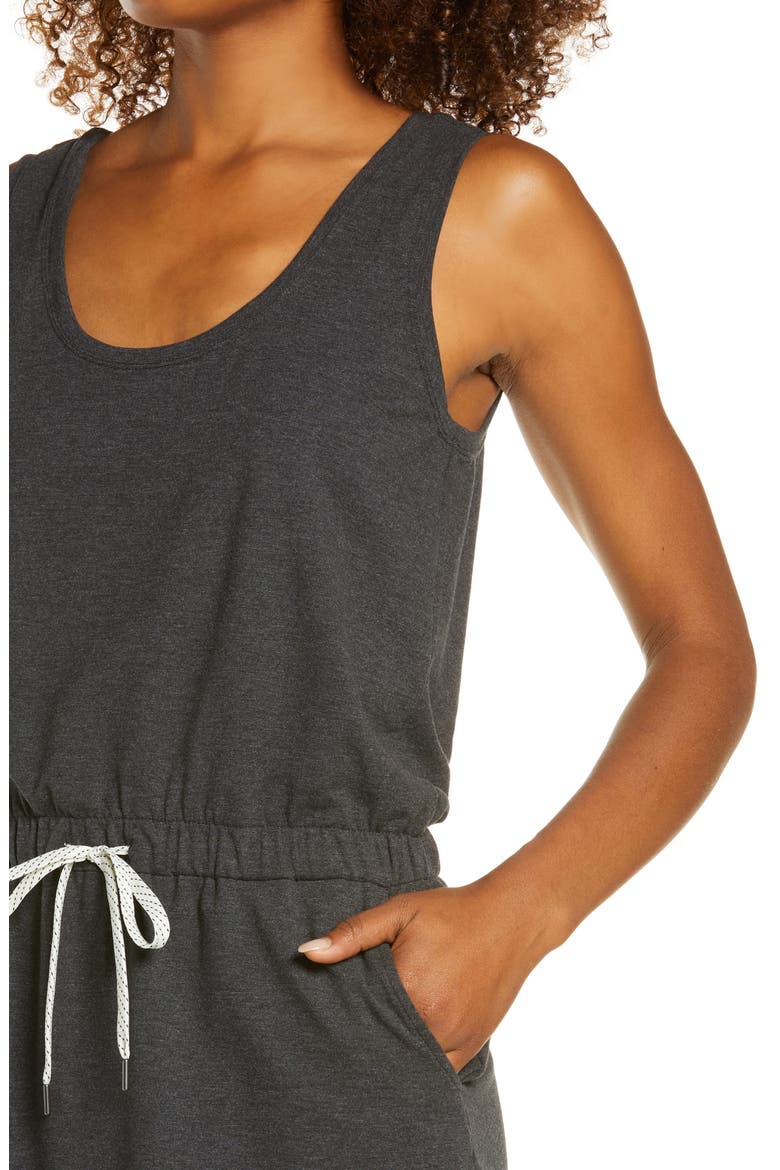 Gwen Ponte Knit Tank Dress, Alternate, color, GREY DARK HEATHER