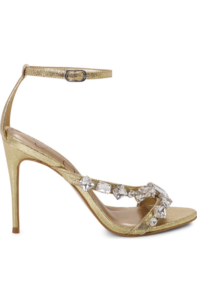 Jessica Simpson Raela Ankle Strap Sandal, Alternate, color, Gold