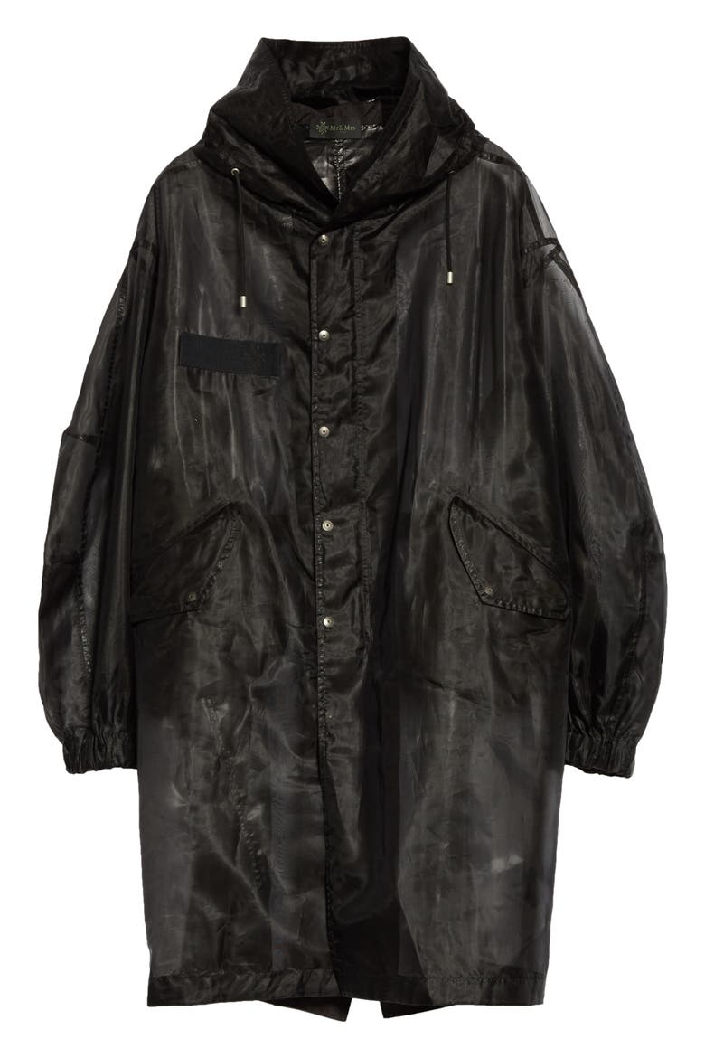 Tech Organdy Jacket, Alternate, color, BLACK