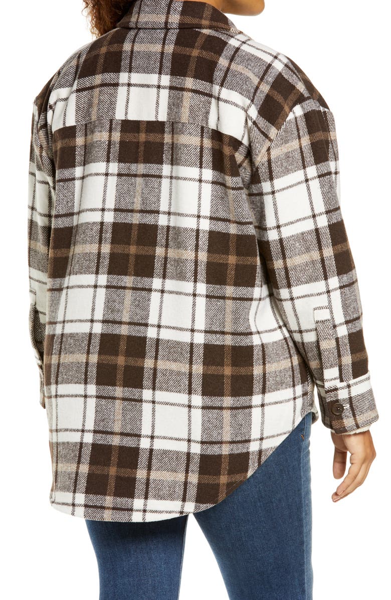 Treasure & Bond Plaid Shirt Jacket, Alternate, color, 