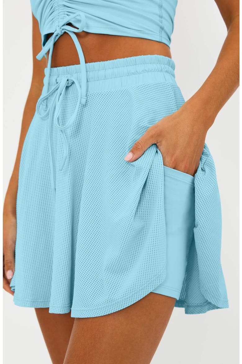 Lyana Mesh Skort, Alternate, color, BLUEBERRY ICE