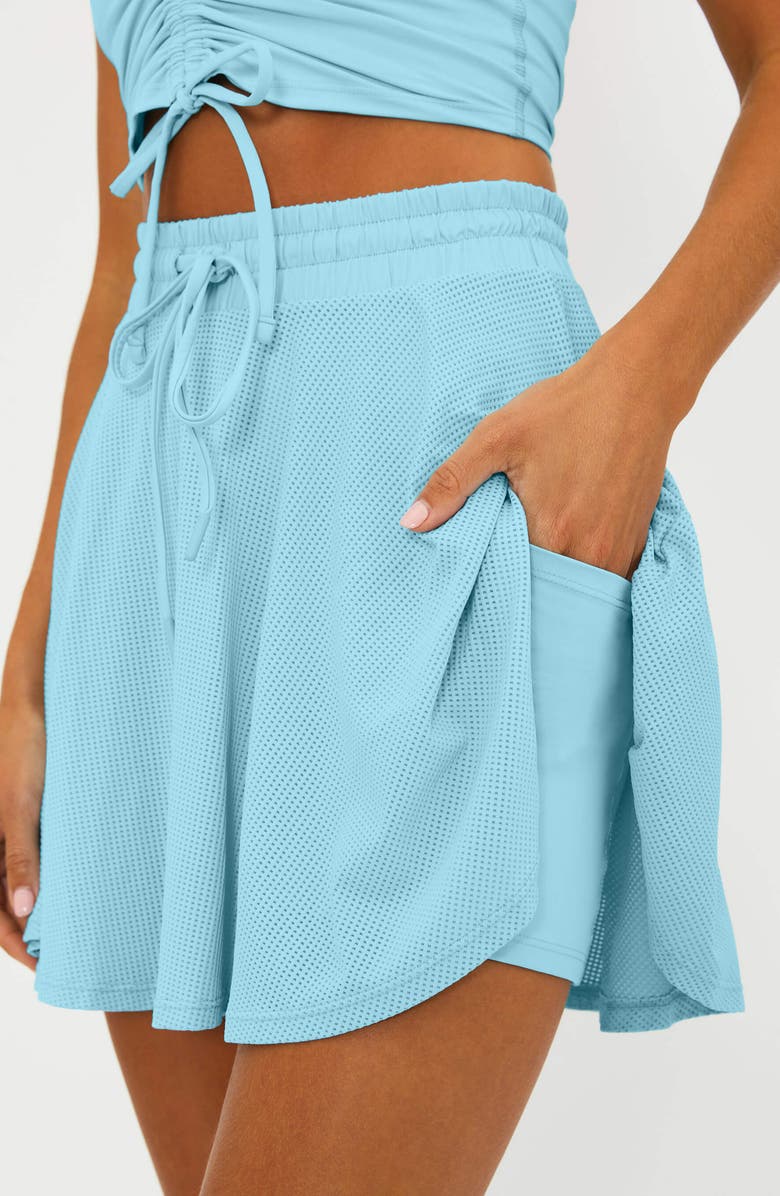 Beach Riot Lyana Mesh Skort, Alternate, color, 