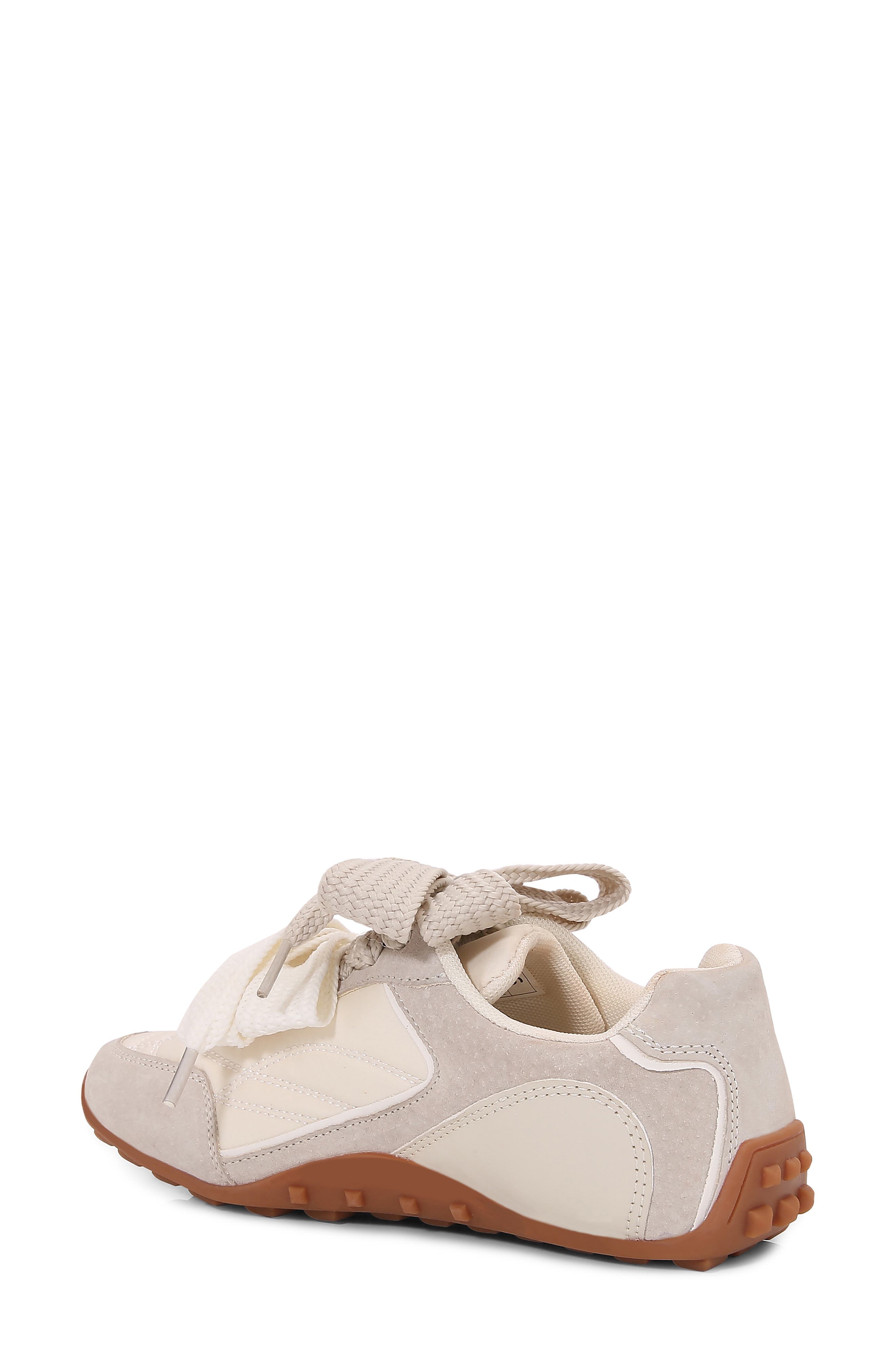 Ribbon Lace Sneaker, Alternate, color, CREAM