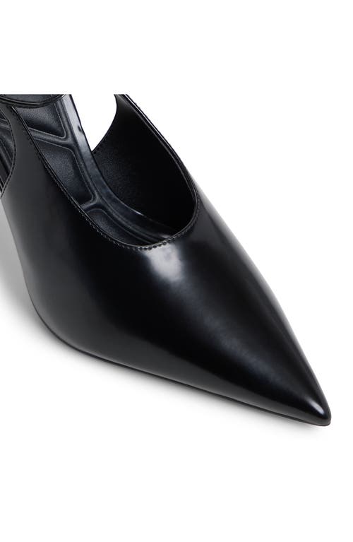 Aldo Lisandre Ankle Strap Pointed Toe Pump In Black