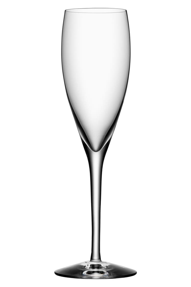 More Set of 4 Champagne Flutes, Main, color, WHITE