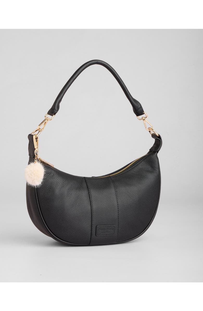 Pom Pom London Sutton Sling Crossbody Bag, Main, color, Black