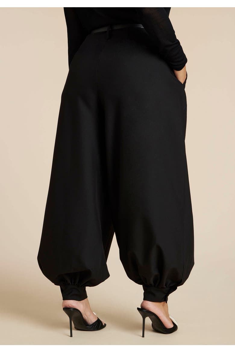 Balloon Trouser With Pleats, Alternate, color, BLACK ONYX