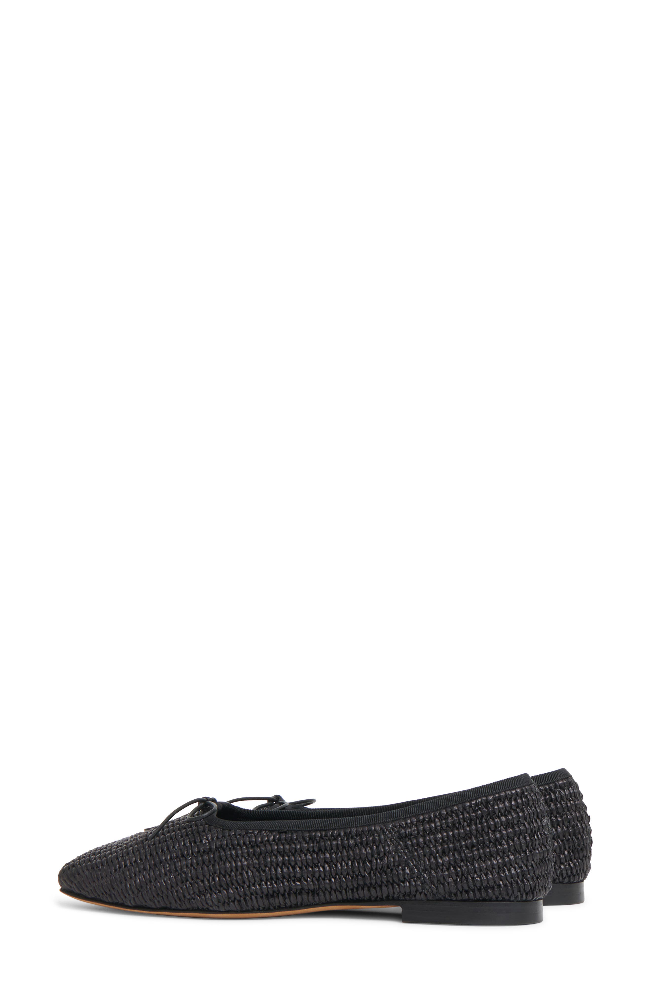 Mansur Gavriel Square Toe Ballet Flat, Alternate, color, Black