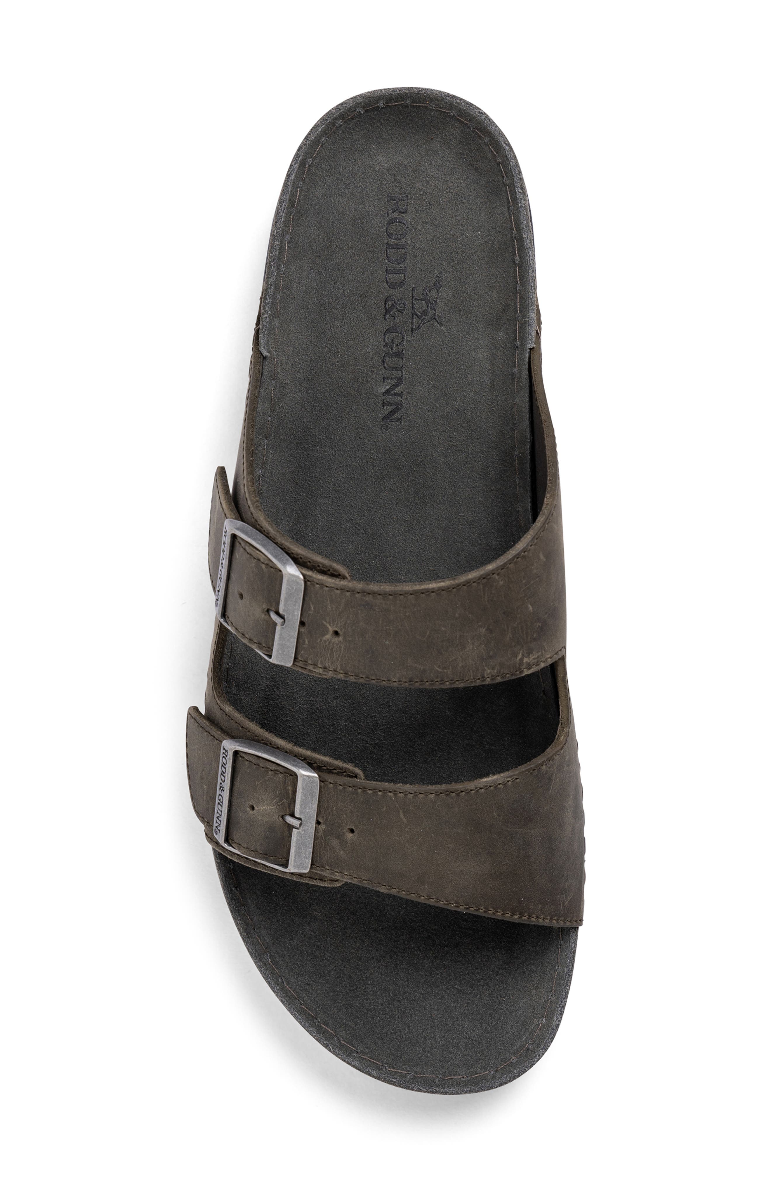 Rodd & Gunn Raglan Slide Sandal, Alternate, color, Charcoal