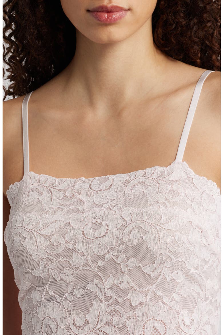 Peony Lace Chemise, Alternate, color, PINK