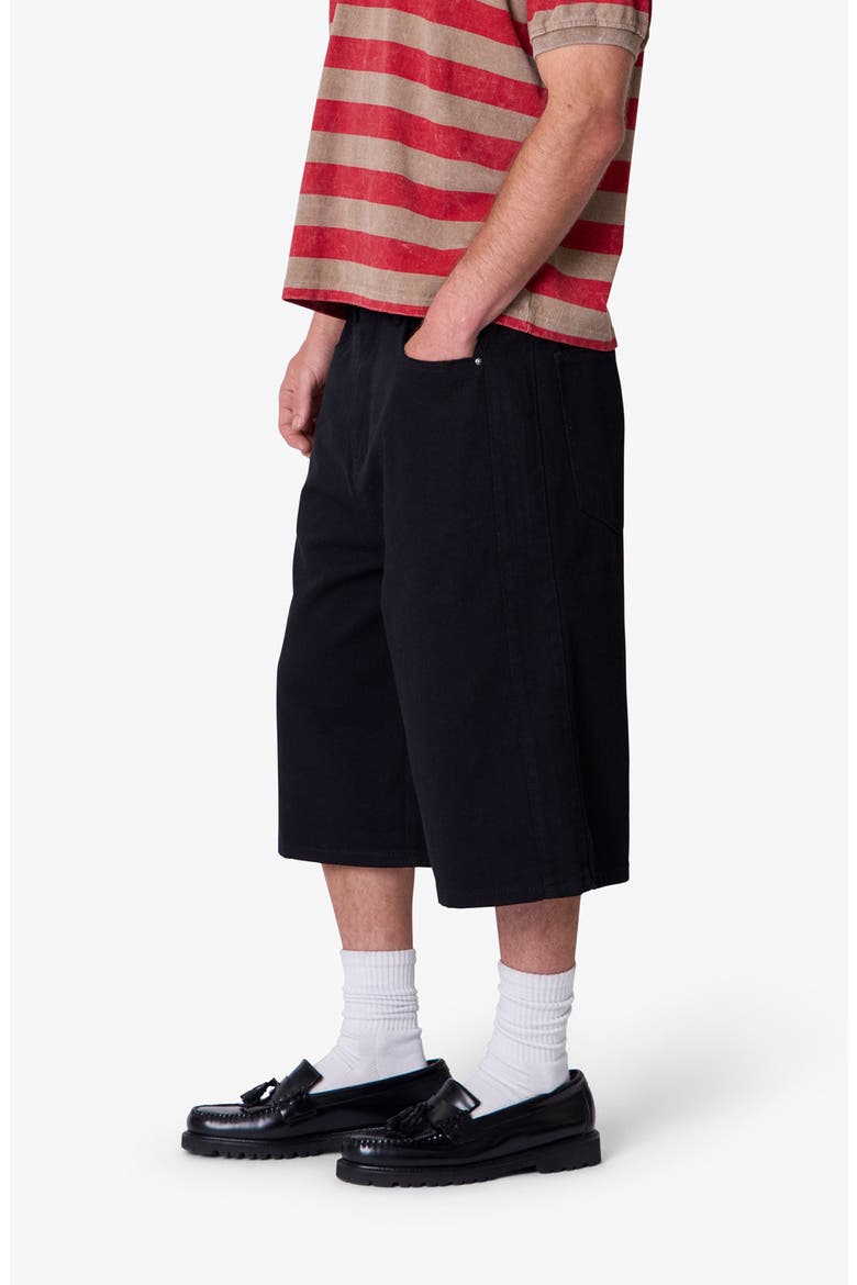 Ultra Baggy Paneled Chino Shorts, Alternate, color, BLACK