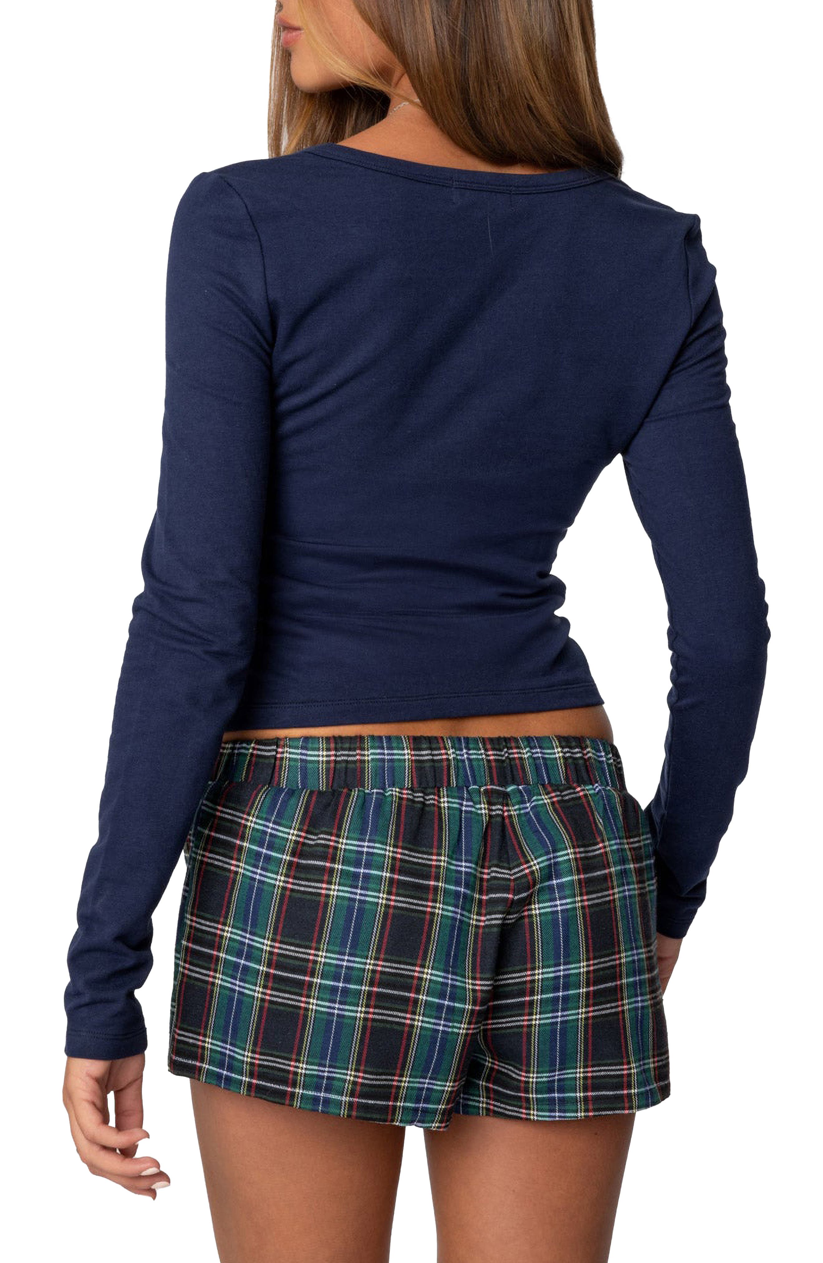 Leah Long Sleeve Henley - image 2