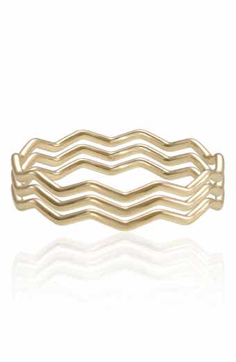 Zig Zag Bangle Set