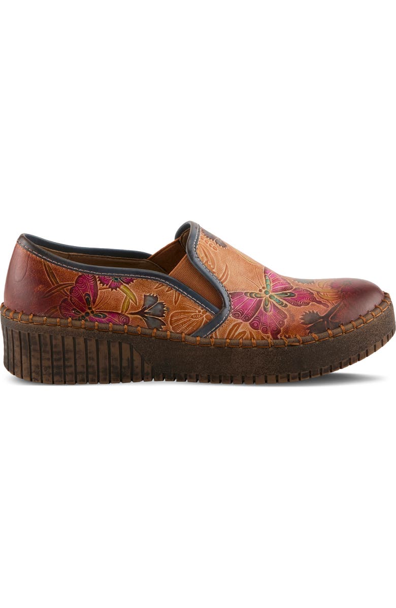 L'Artiste by Spring Step Priela Slip-On Sneaker, Alternate, color, Camel Multi