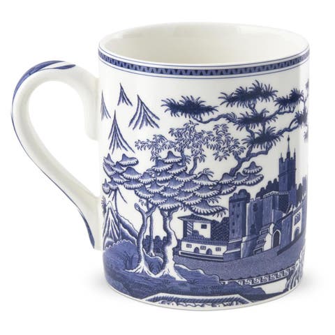 Blue Room Collection 16 Ounce Porcelain Mug