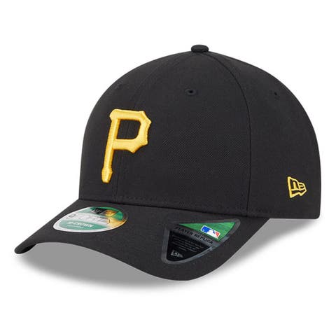 Men's New Era  Black Pittsburgh Pirates Player Replica 9FORTY Adjustable Hat