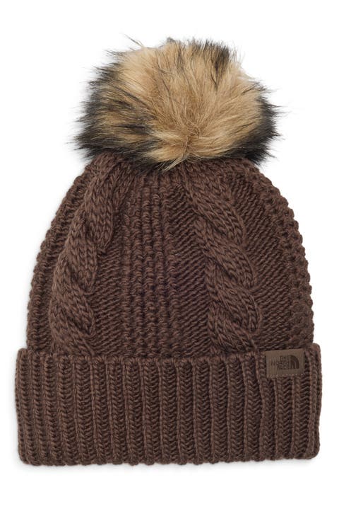Oh Mega Faux Fur Pompom Beanie