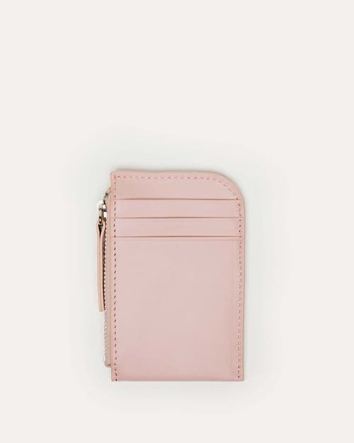 Want Les Essentiels De La Vie Want Les Essentiels Arch Smooth Leather Cardholder In Blush