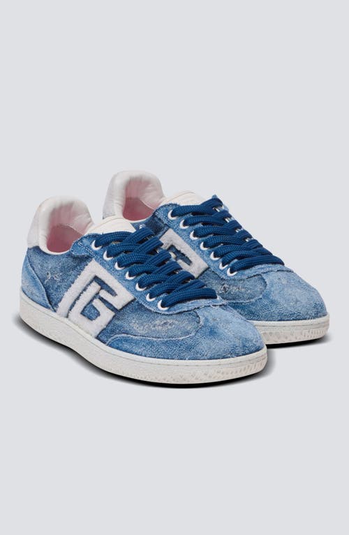 Balmain Denim Swan Trainers