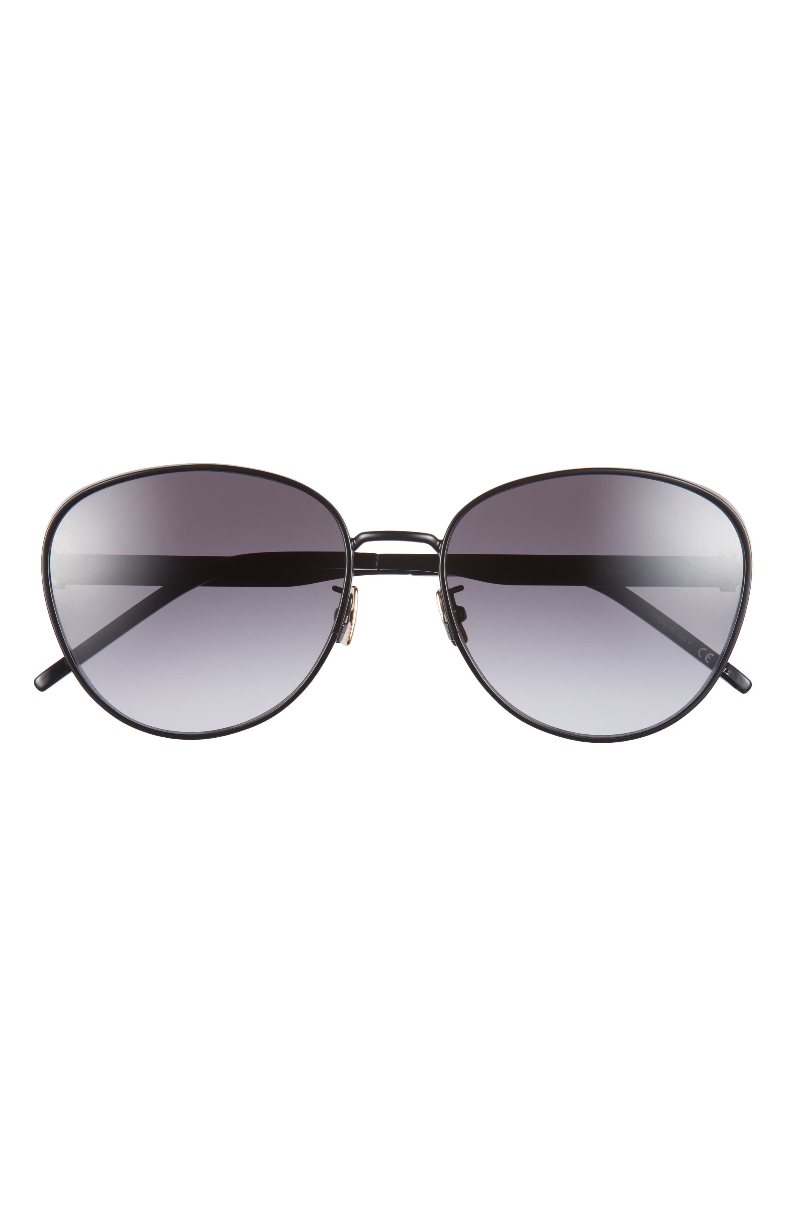 Saint Laurent 59mm Round Sunglasses