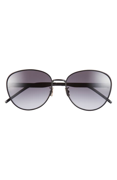 59mm Round Sunglasses