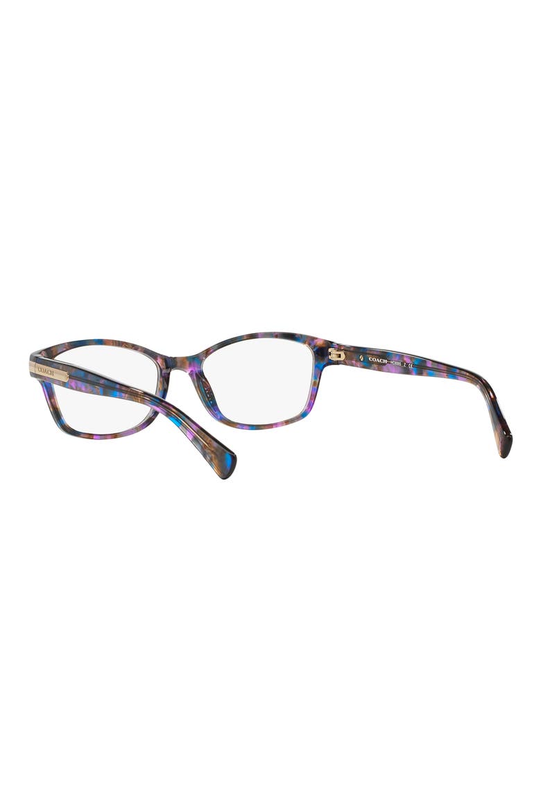 51mm Rectangular Optical Glasses, Alternate, color, MULTI PURPLE