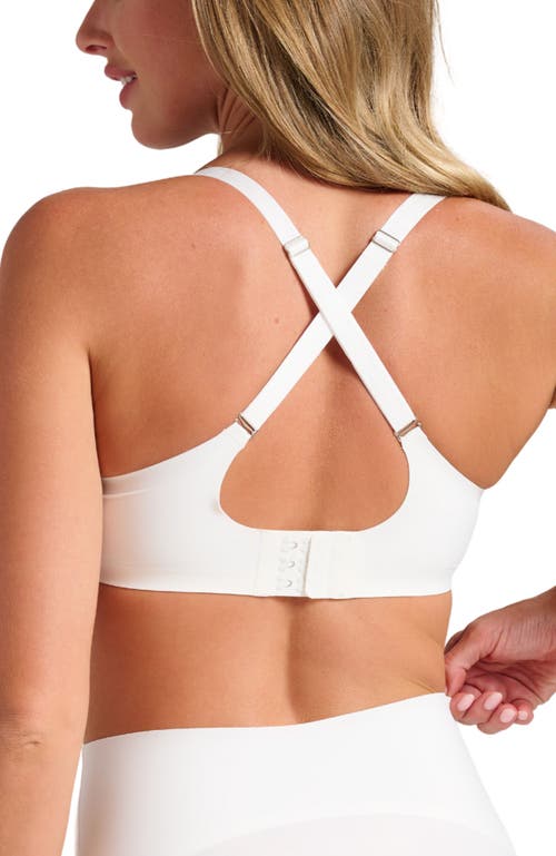 Siella Invisible V-neck Bra In White