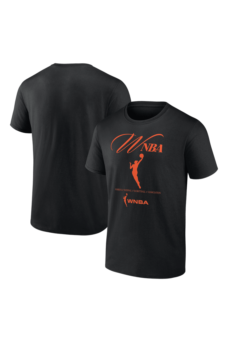 Unisex Logo Athletic Black WNBA Gear In Motion T-Shirt, Main, color, Black