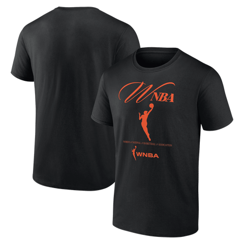 Unisex Logo Athletic Black WNBA Gear In Motion T-Shirt