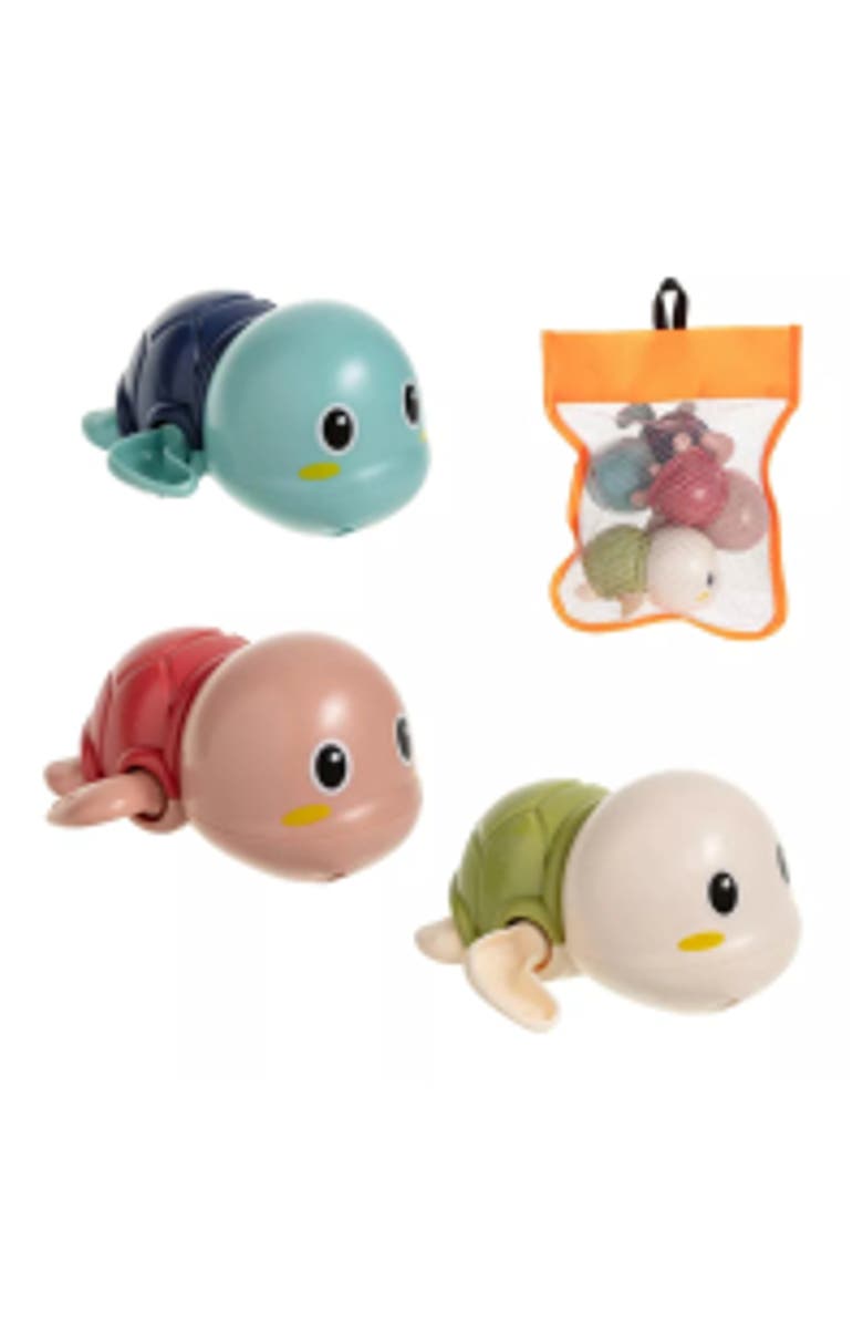 Sperric Floating Turtle Wind Up Bath Toy 3-Piece Set, Main, color, Multicolor