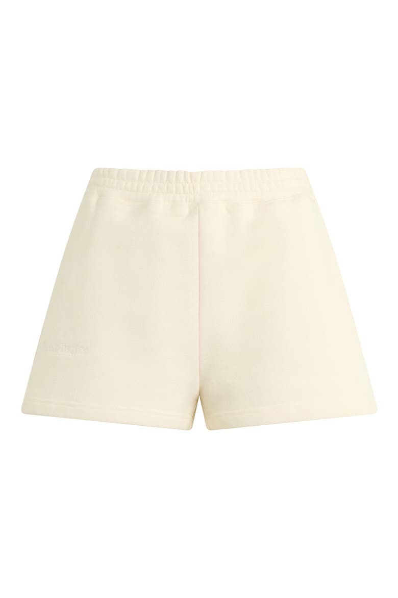Sweat Shorts, Alternate, color, GARDENIA